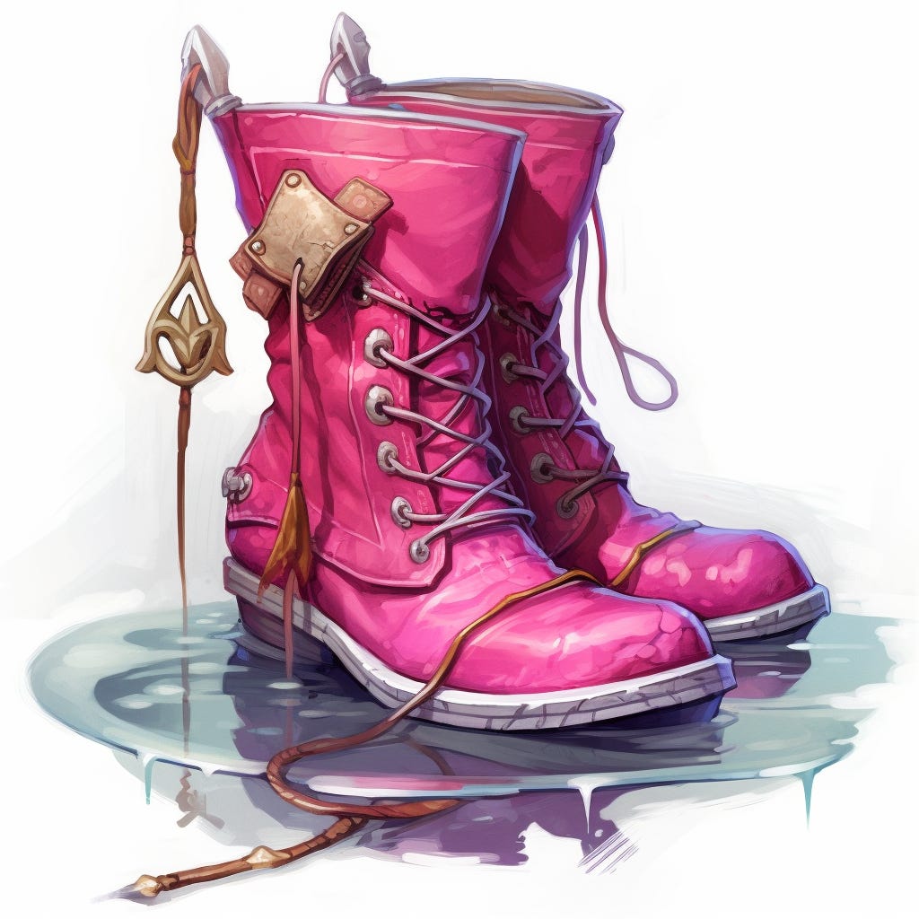 dnd rain boots