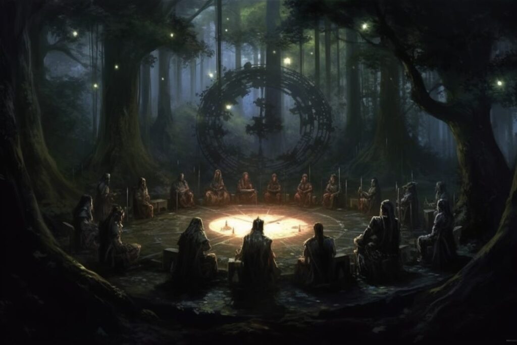 dnd circle forest cult